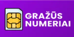 Grazus numeriai logotipas