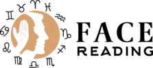 Face reading logotipas